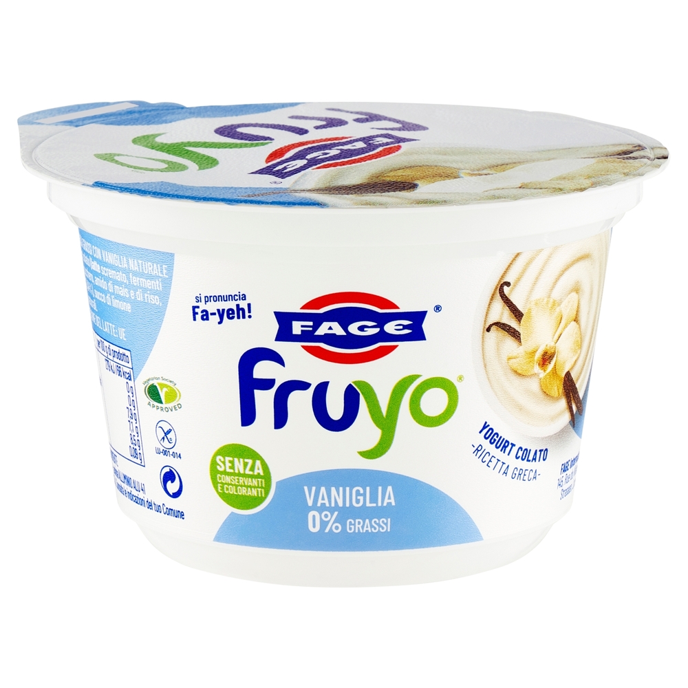 Fruyo Yogurt 0% Grassi alla Vaniglia, 150 g